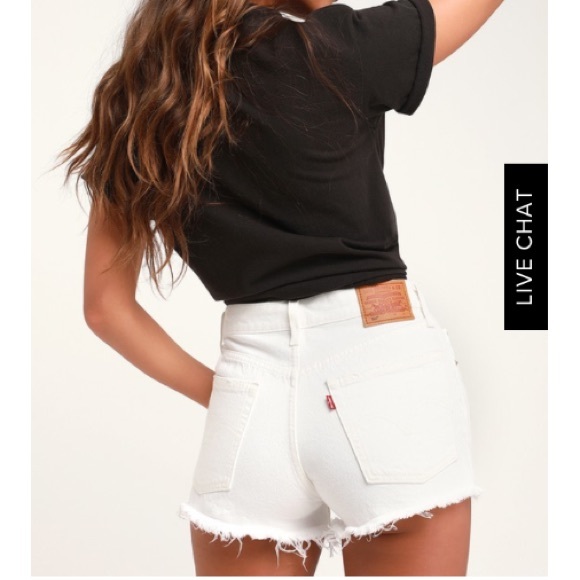 Levi's Pants - Levi’s 501 Shorts Distress Straight Leg Button Fly
